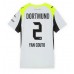 Maillot de foot Borussia Dortmund Yan Couto #2 Extérieur vêtements Femmes 2025-26 Manches Courtes